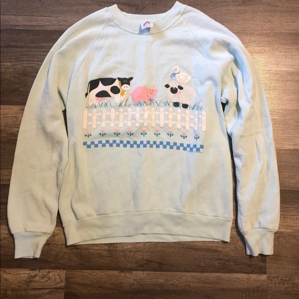 Vintage Cow Sweatshirt